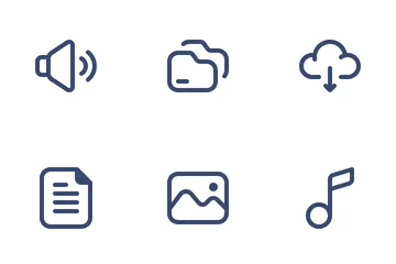Document & Media Icon Pack