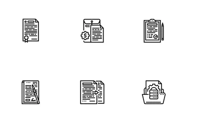 Document Paper File Business Page Icon Pack