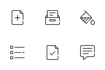 Document Tools Icon Pack