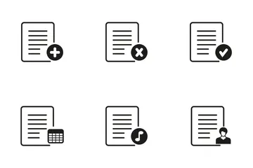 Documento 1 Paquete de Iconos