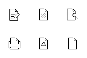 Documento Paquete de Iconos