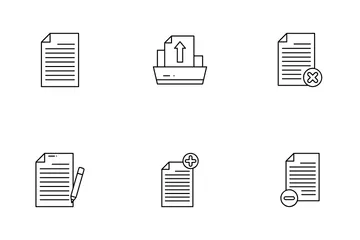 Documento Paquete de Iconos