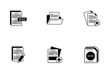 Documento Paquete de Iconos