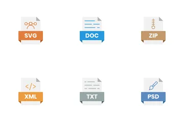 Pacote de ícones de arquivo de documento Pacote de Ícones