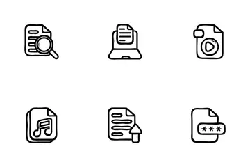 Documento de arquivo Icon Pack