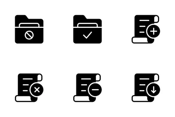 Documento e arquivos Icon Pack