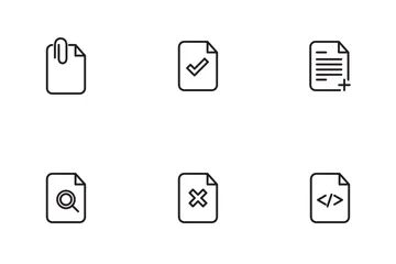 Documento Paquete de Iconos