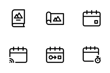 Documentos de oficina Paquete de Iconos