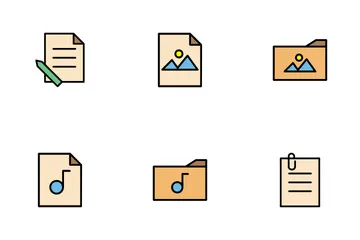 Documentos e arquivos Pacote de Ícones