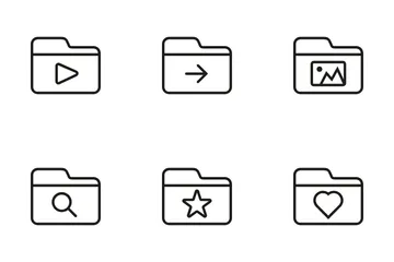 Documents, fichiers et dossiers Pack d'Icônes