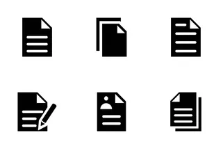 Documents Vector Icons