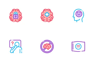 Doença de Alzheimer Pacote de Ícones