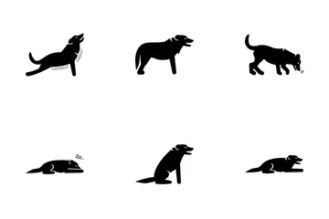 Dog Action Icon Pack