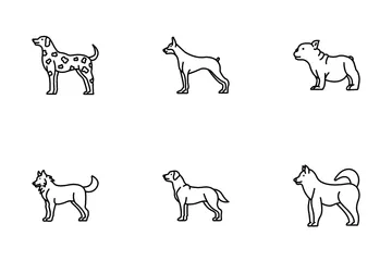 Dog Breeds Icon Pack