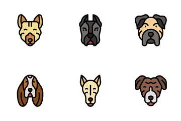 Dog Breeds Icon Pack