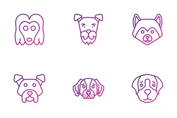 Dog Breeds Icon Pack