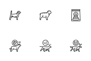 Dog Domestic Animal Icon Pack