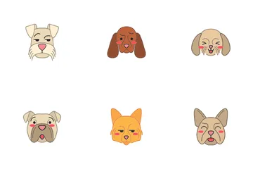 Dogs Cute Icon Pack