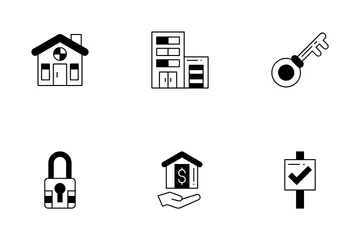 Domaine locatif Pack d'Icônes