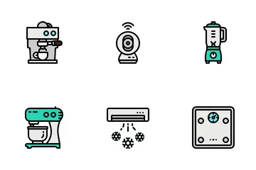 Accueil Électrique Pack d'Icônes