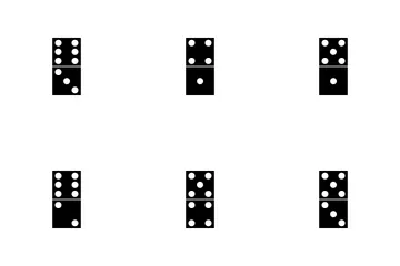 Dominoes GLYPH Icon Pack