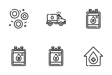 Don de sang Pack d'Icônes