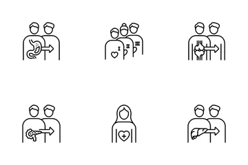 Donate Organs Icon Pack