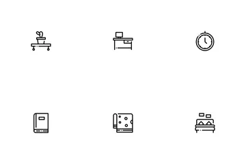 Dormitorio Paquete de Iconos