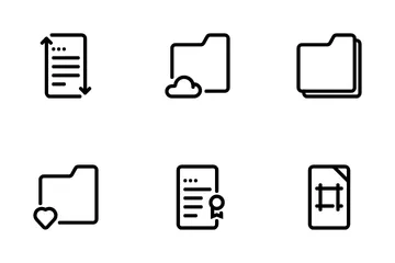 Documents et dossiers Pack d'Icônes