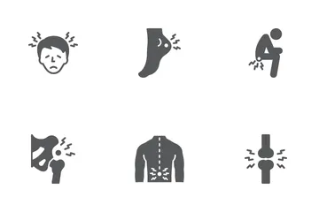 Douleur corporelle Pack d'Icônes