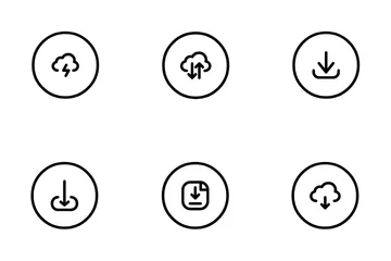 Download/Cloud Icon Pack