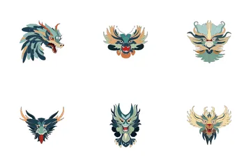 Dragon Head Icon Pack