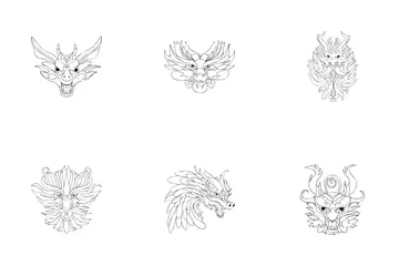 Dragons Head Icon Pack