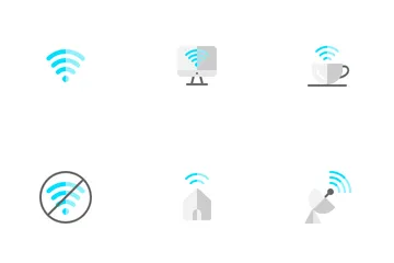 Drahtloses Netzwerk Symbolpack