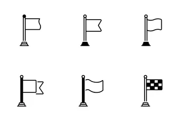 Drapeau Pack d'Icônes