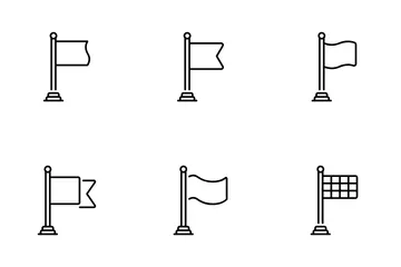 Drapeau Pack d'Icônes