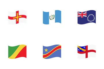 Drapeau de tous les pays Pack d'Icônes