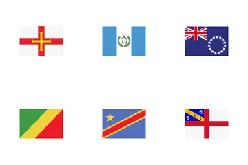 Drapeau de tous les pays Pack d'Icônes