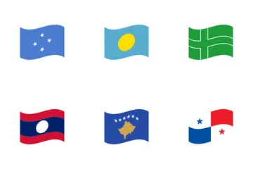 Drapeau de tous les pays Pack d'Icônes