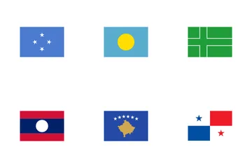 Drapeau de tous les pays Pack d'Icônes