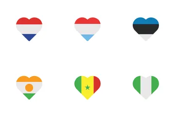 Drapeaux du monde Pack d'Icônes