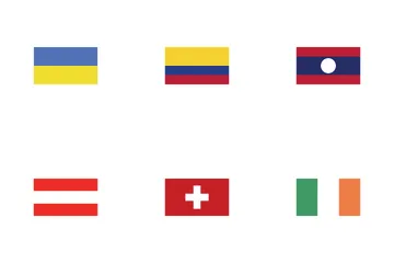 Drapeaux du monde Pack d'Icônes