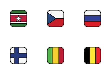 Drapeaux du monde Pack d'Icônes