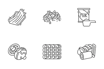 Dried Foods Icon Pack