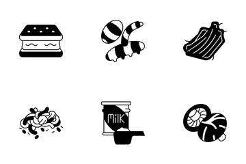Dried Foods Icon Pack