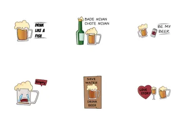 Drink Sticker Icon Pack