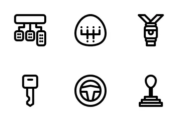 Drive And Sign Icon Pack