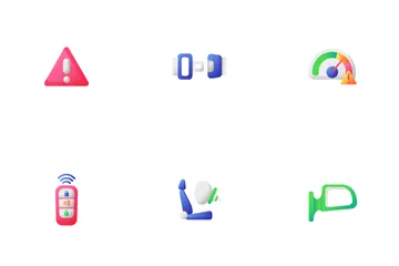 Driving Safety Icon Pack