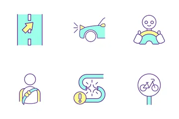 Driving Safety Icon Pack