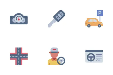 Driving School Icon Pack